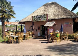 Seconde entrée du restaurant La Savane Express - Planète Sauvage - Port Saint Père (44) - Label Communication