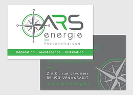 Conception de la communication globale d'ARS Énergie, professionnel du photovoltaïque en Vendée (85)