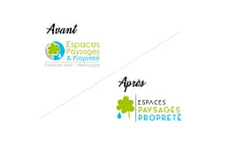 Logo Espaces Paysages et Propreté Nantes - Avant / Après