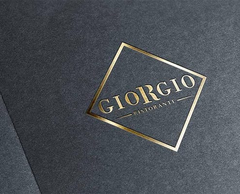 Création de logo pour le Restaurant GIORGIO à Nantes (44)