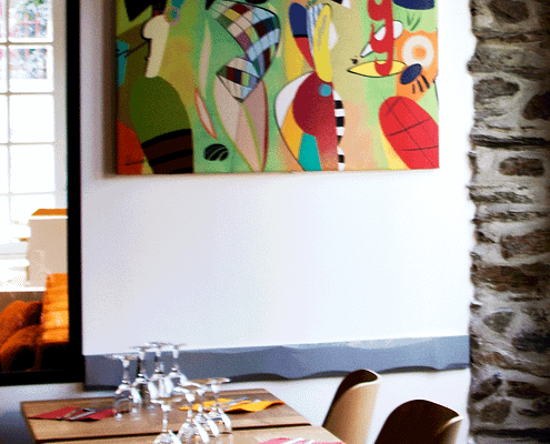Tableau décoratif, L'Ô à la Bouche restaurant bistronomique à Vertou (44)
