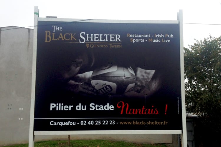 Panneau publicitaire 4X3 (12m2), Stade Nantais Rugby Nantes