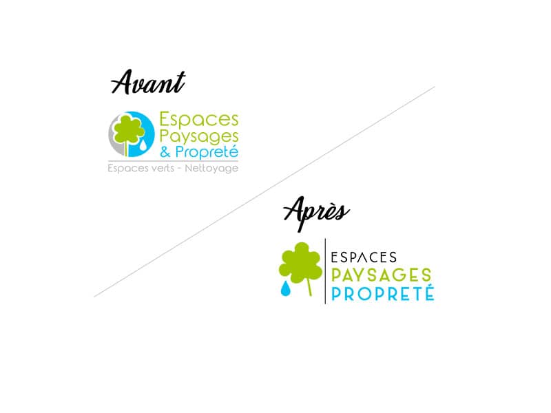 Logo Espaces Paysages et Propreté Nantes - Avant / Après