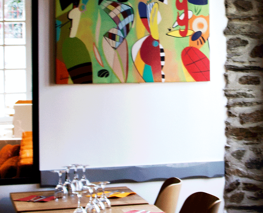 Tableau décoratif, L'Ô à la Bouche restaurant bistronomique à Vertou (44)